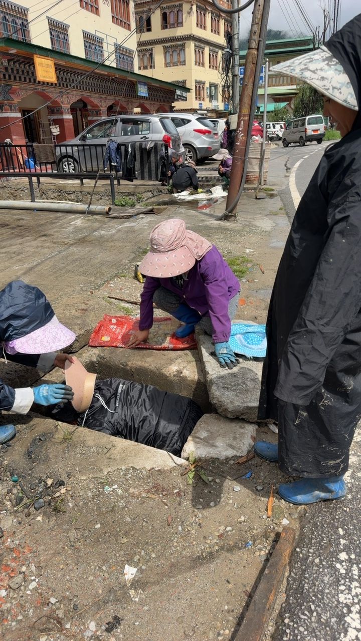 During cleaning photo