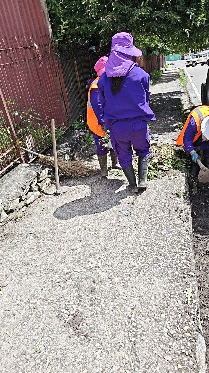 During cleaning photo