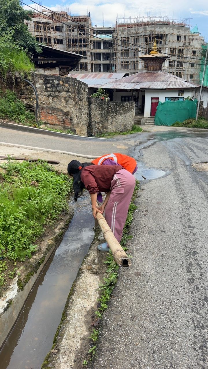 During cleaning photo