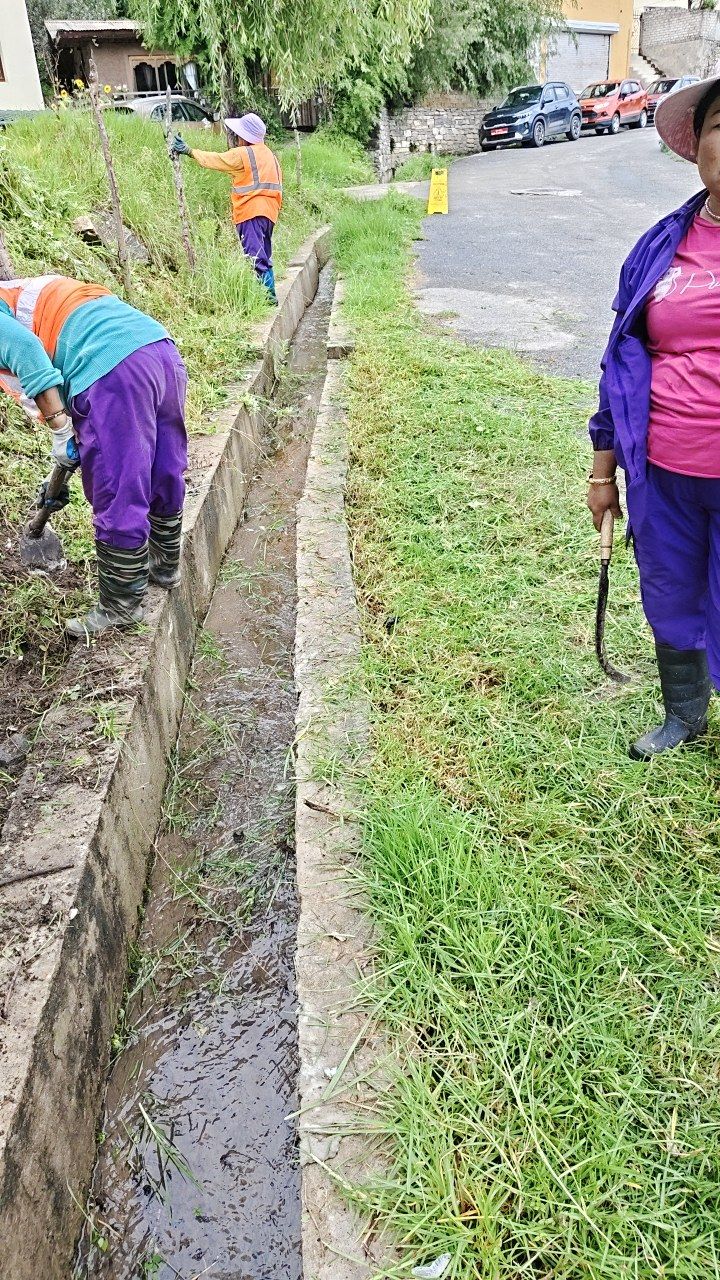 During cleaning photo