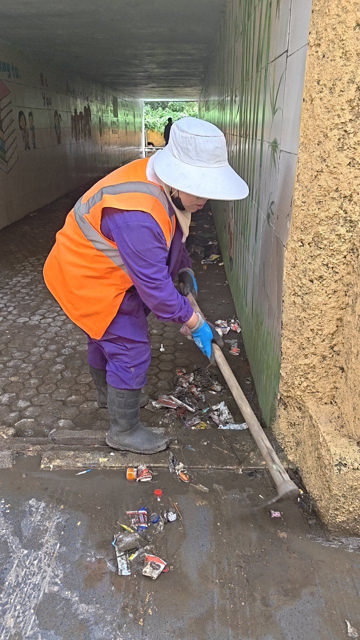 During cleaning photo