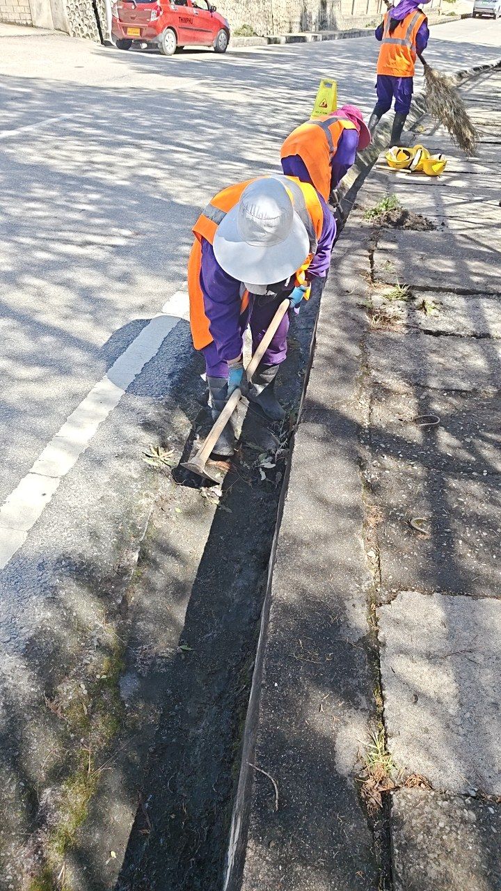 During cleaning photo