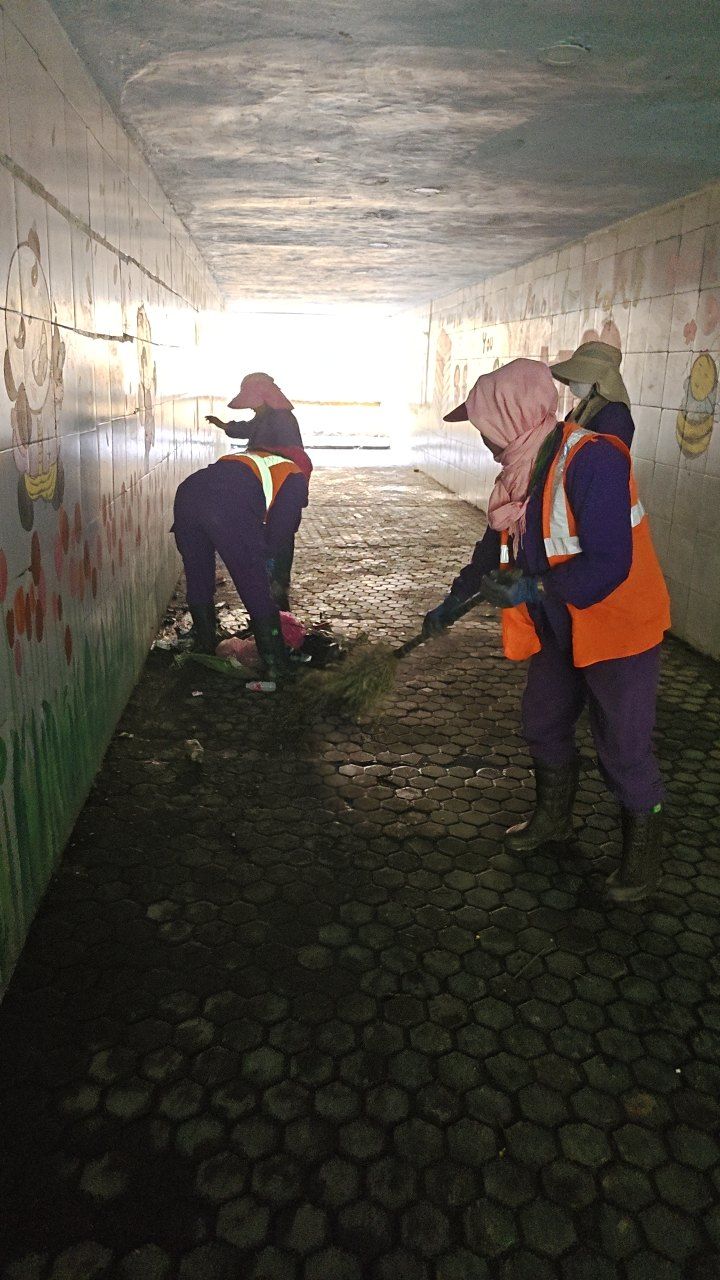 During cleaning photo