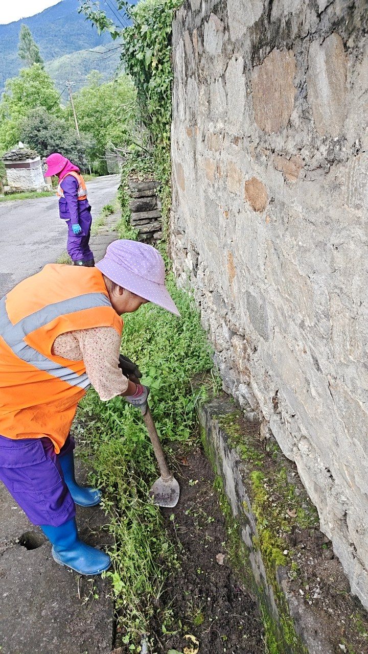 During cleaning photo