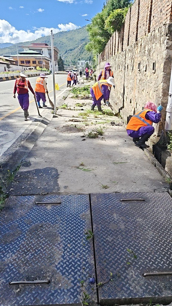 During cleaning photo