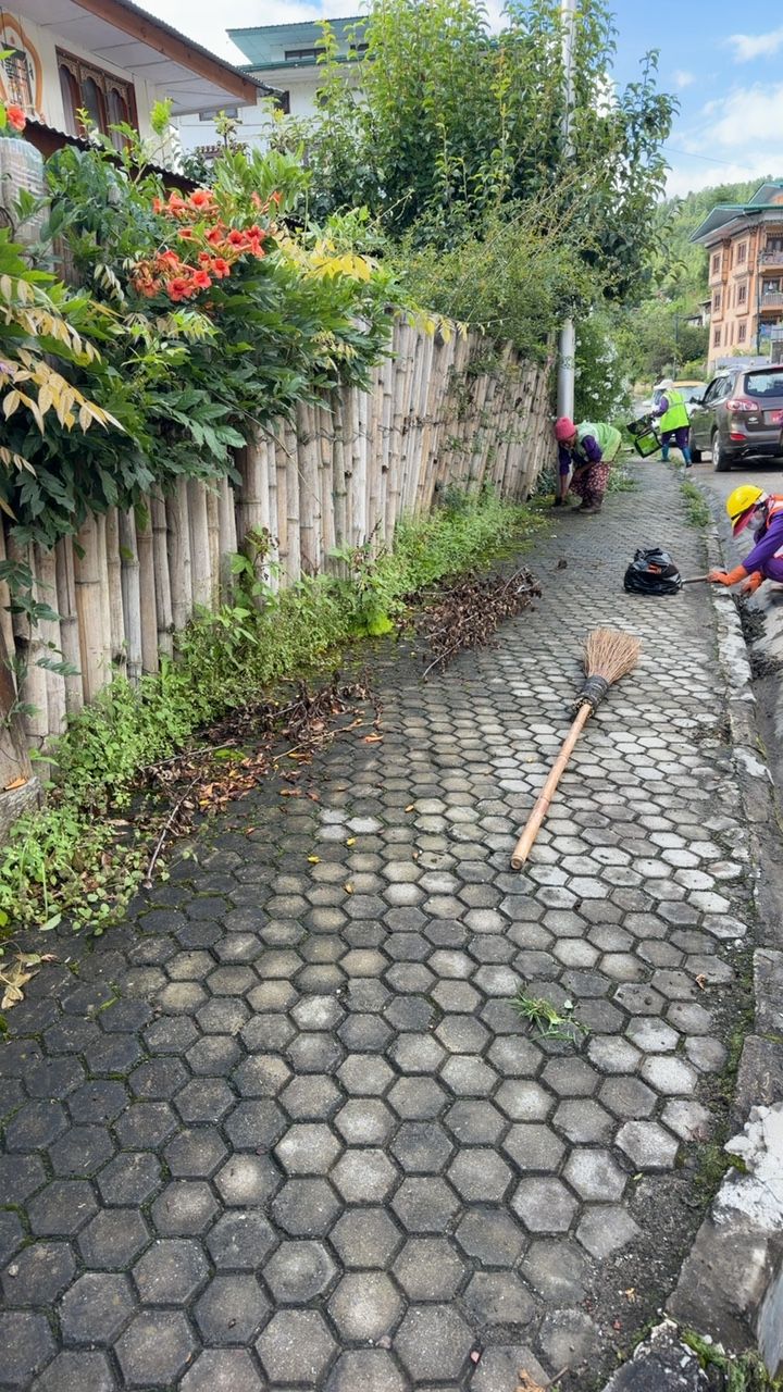During cleaning photo