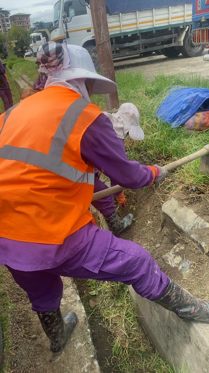 During cleaning photo