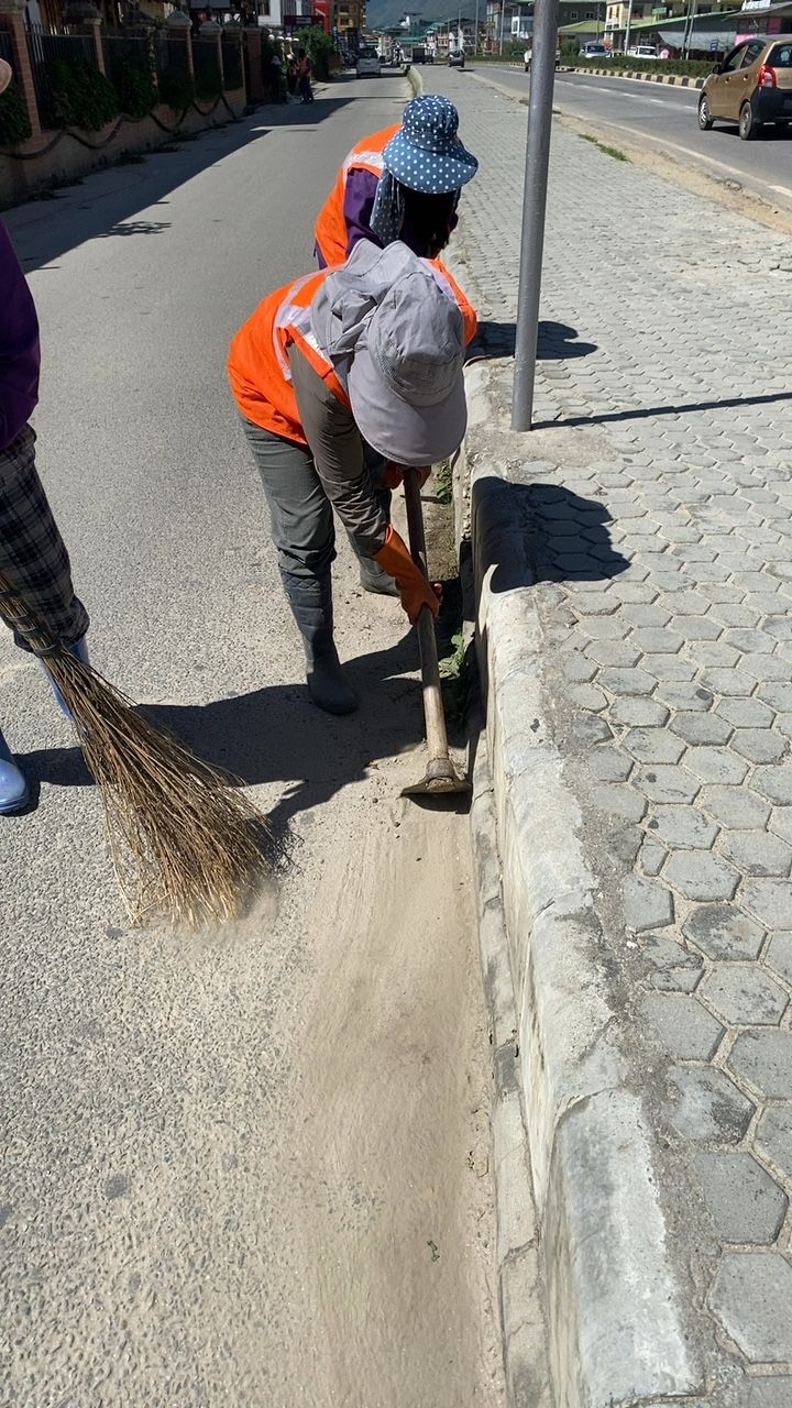 During cleaning photo