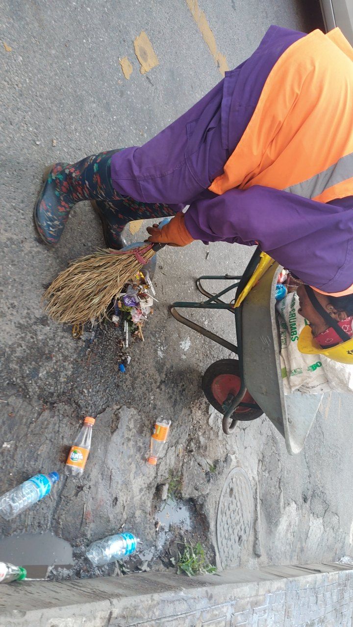 During cleaning photo