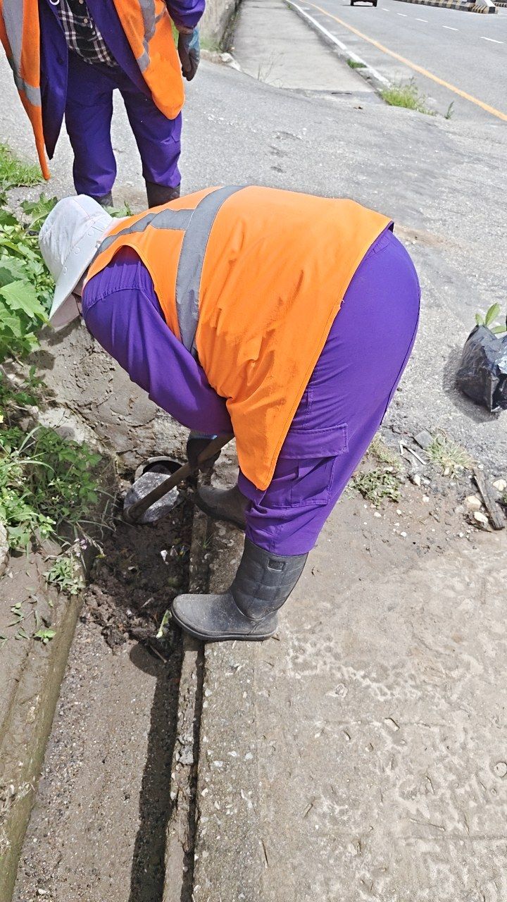 During cleaning photo