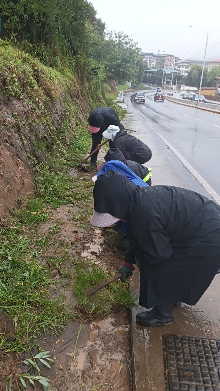 During cleaning photo