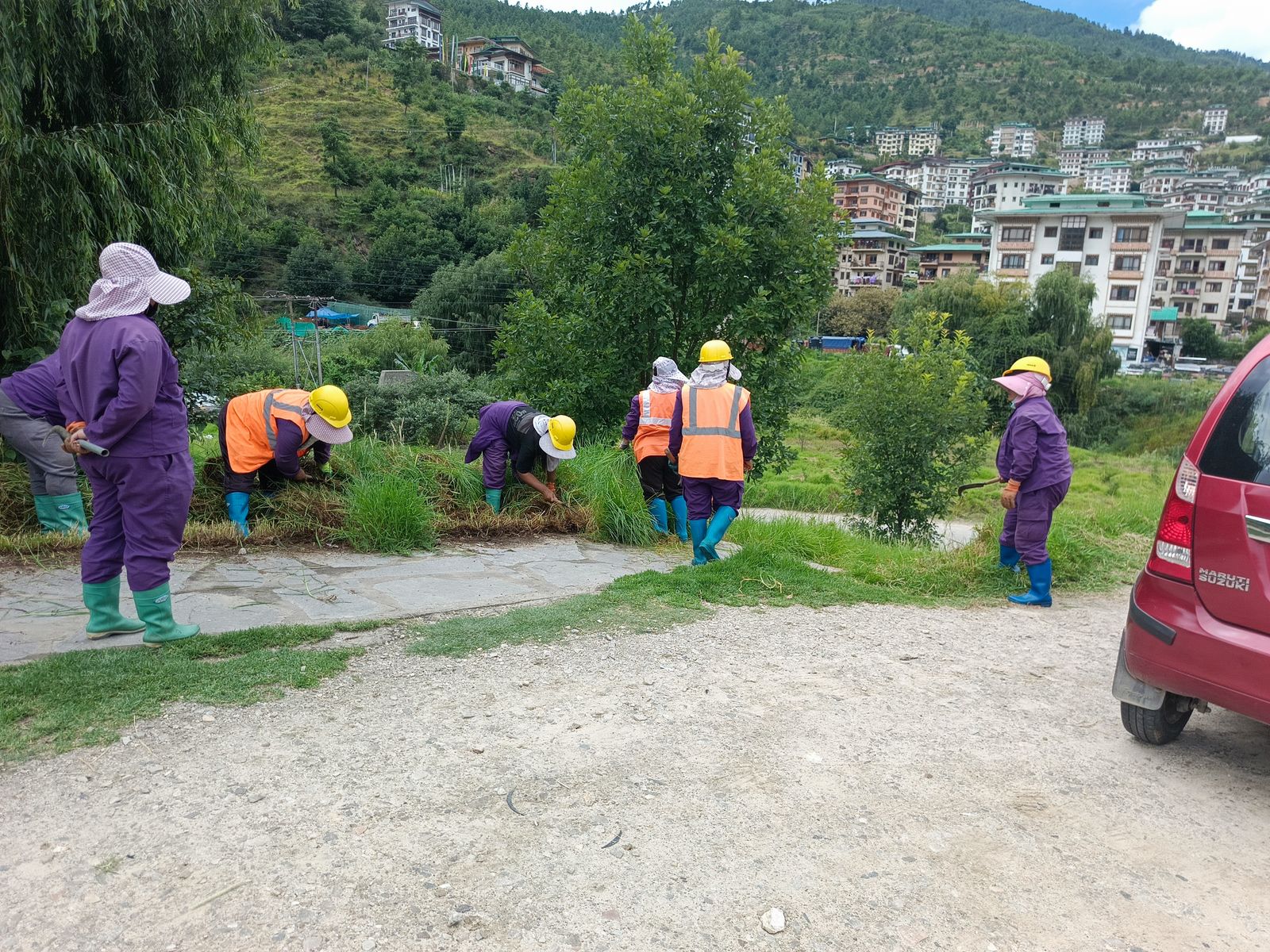 During cleaning photo