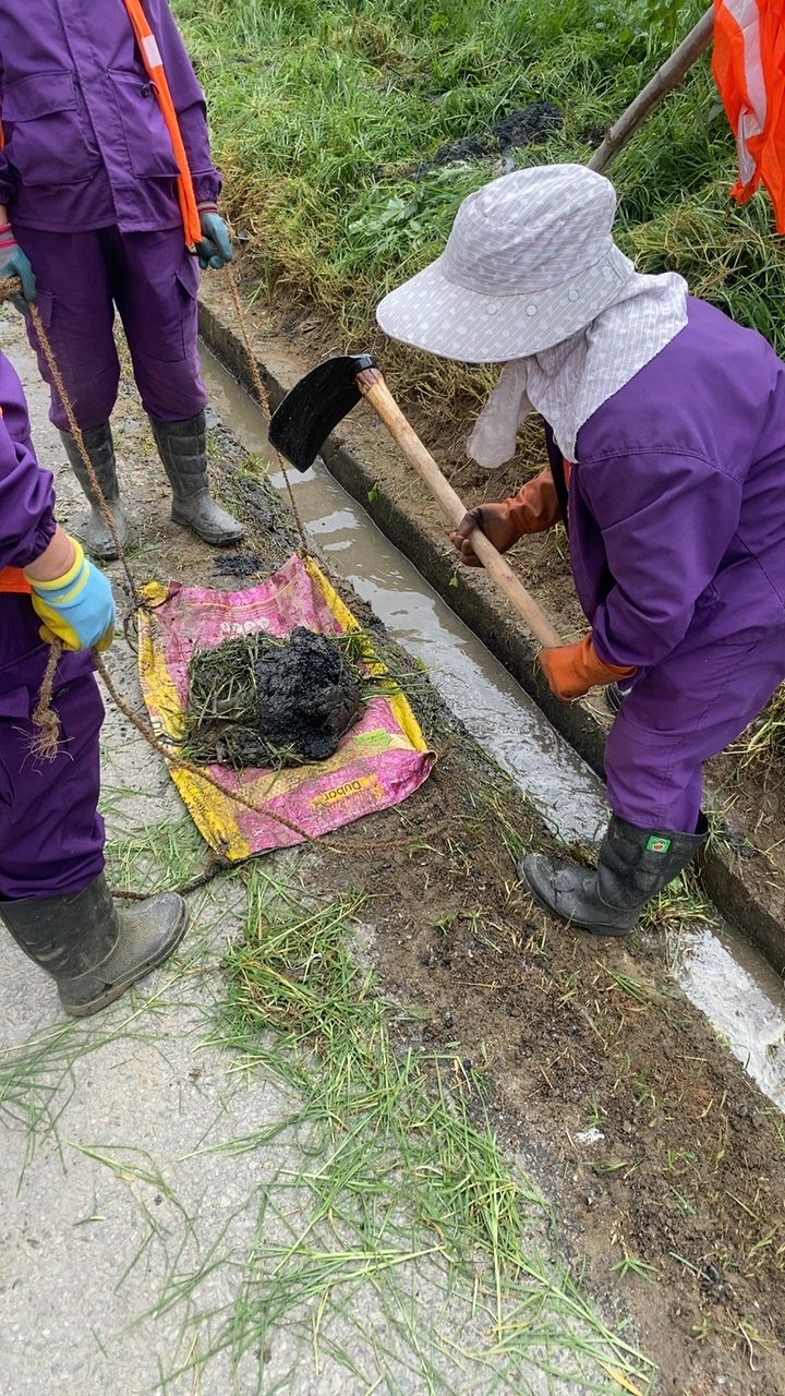 During cleaning photo
