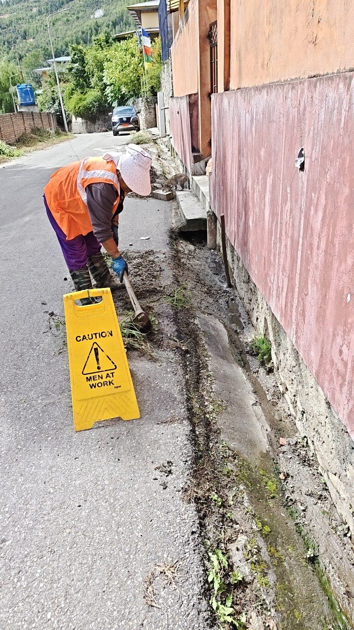 During cleaning photo