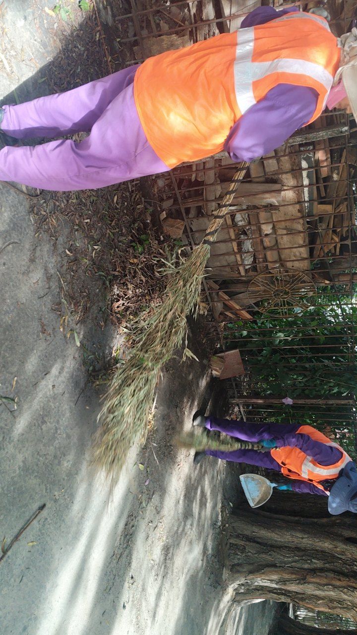 During cleaning photo