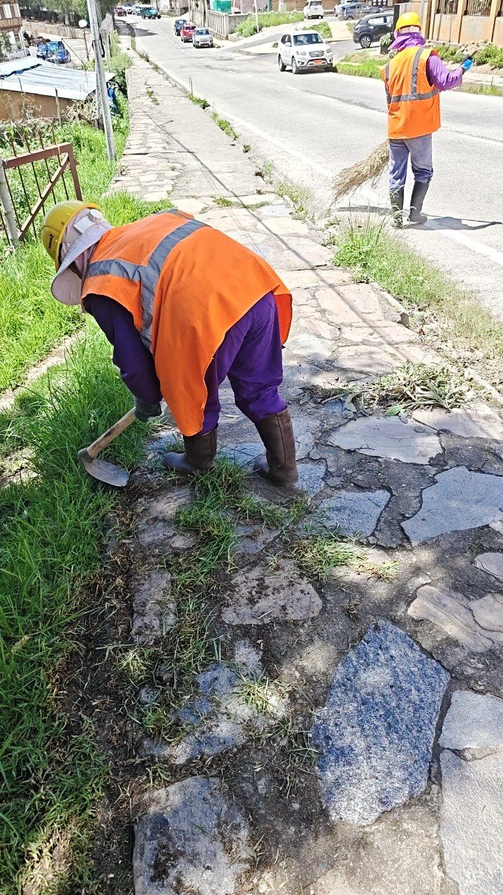 During cleaning photo