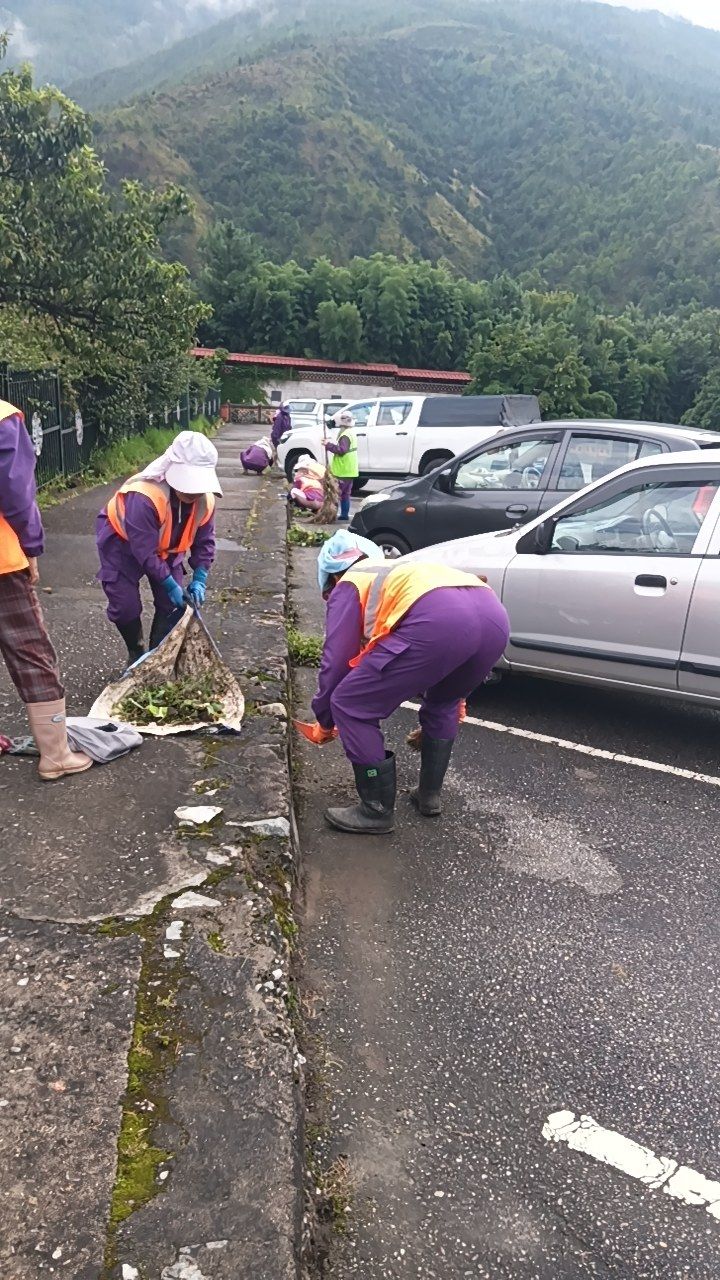During cleaning photo