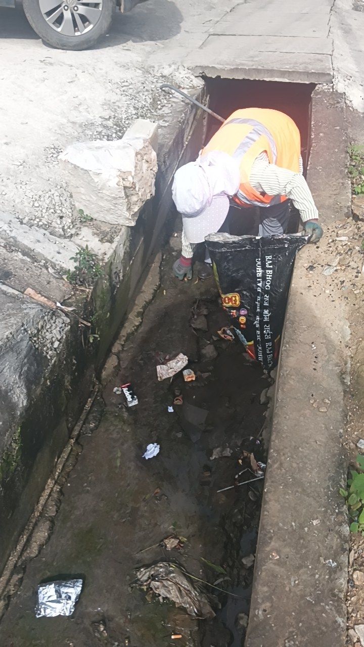 During cleaning photo