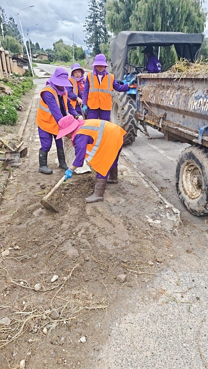 During cleaning photo