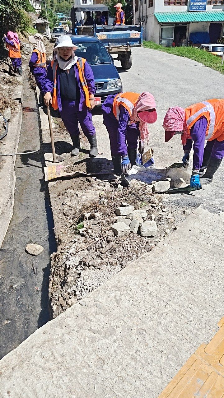 During cleaning photo