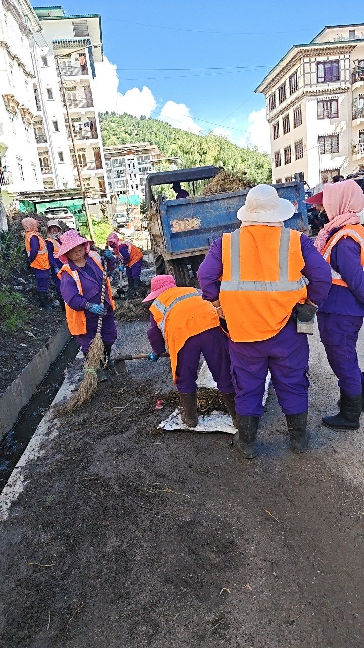 During cleaning photo