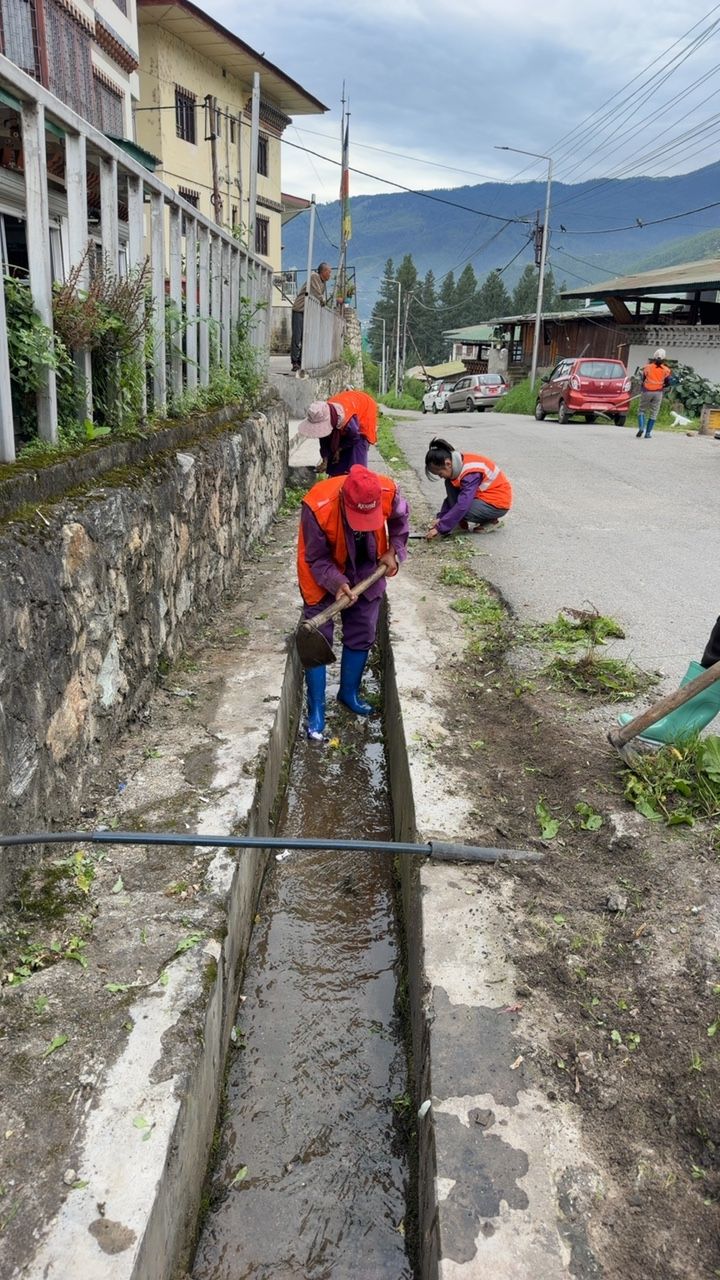 During cleaning photo