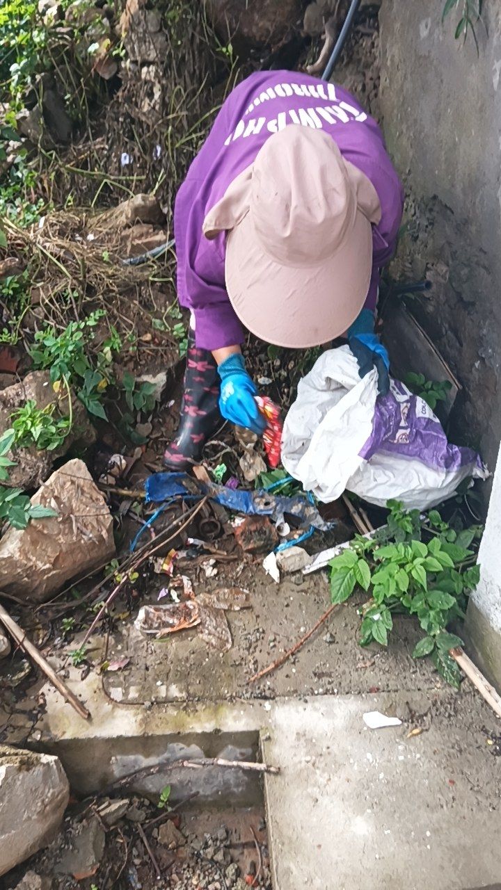 During cleaning photo