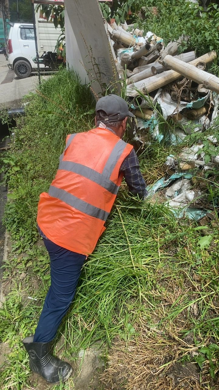 During cleaning photo