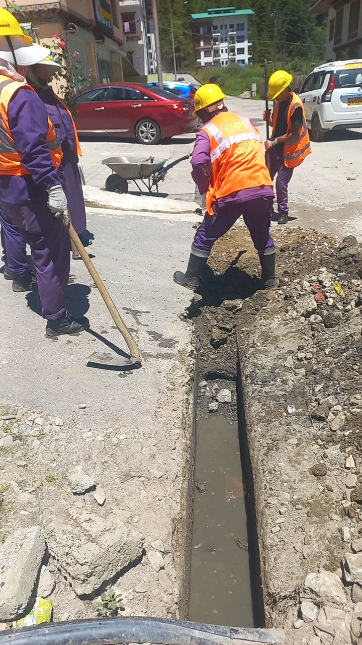 During cleaning photo
