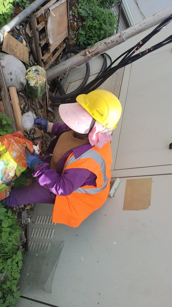 During cleaning photo