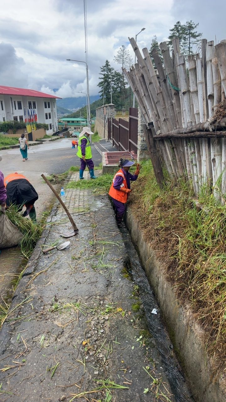 During cleaning photo