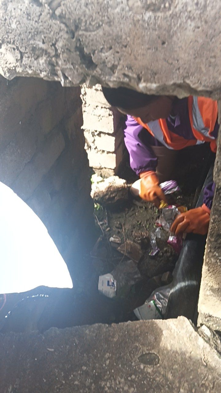 During cleaning photo