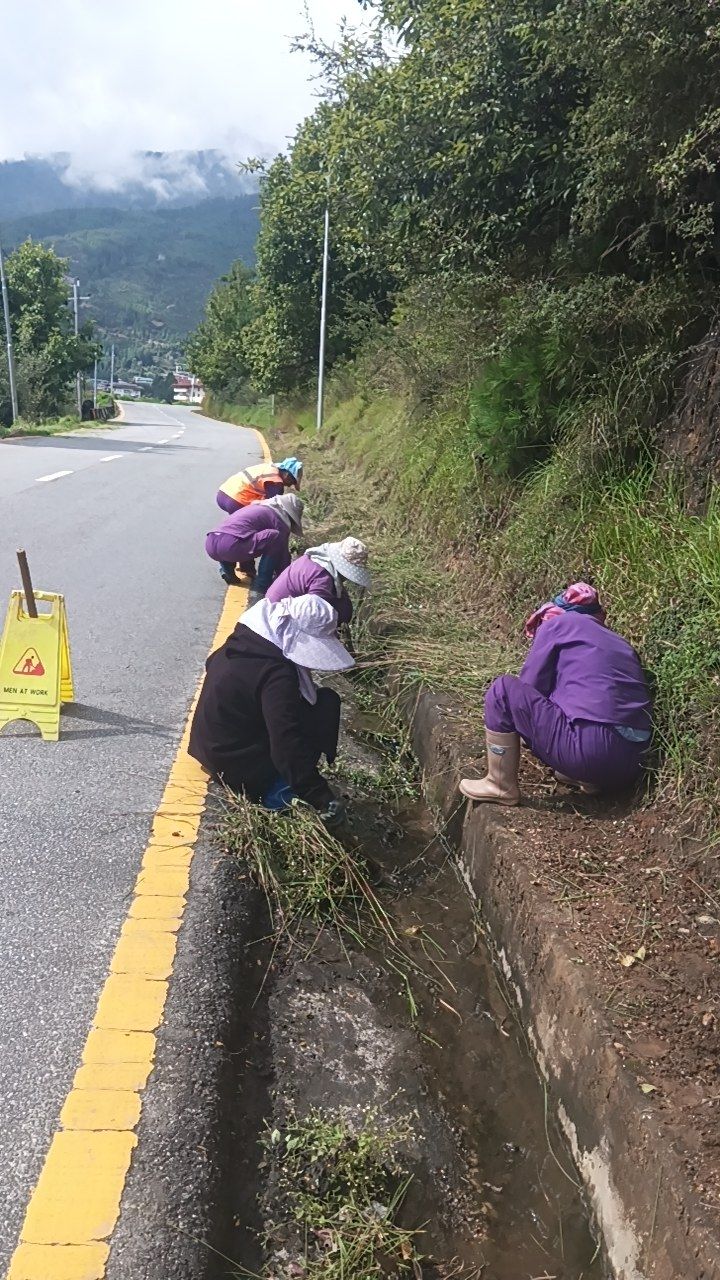 During cleaning photo