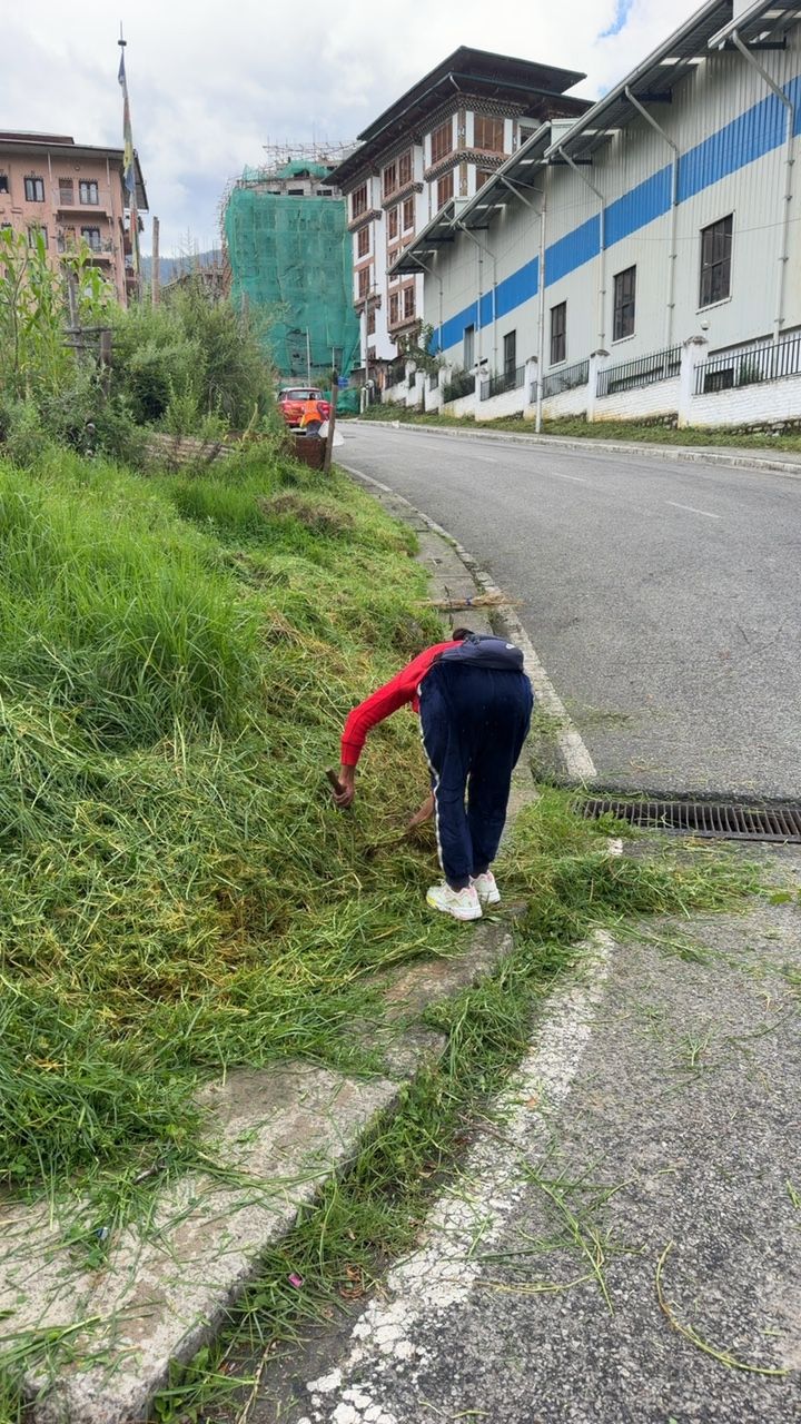 During cleaning photo
