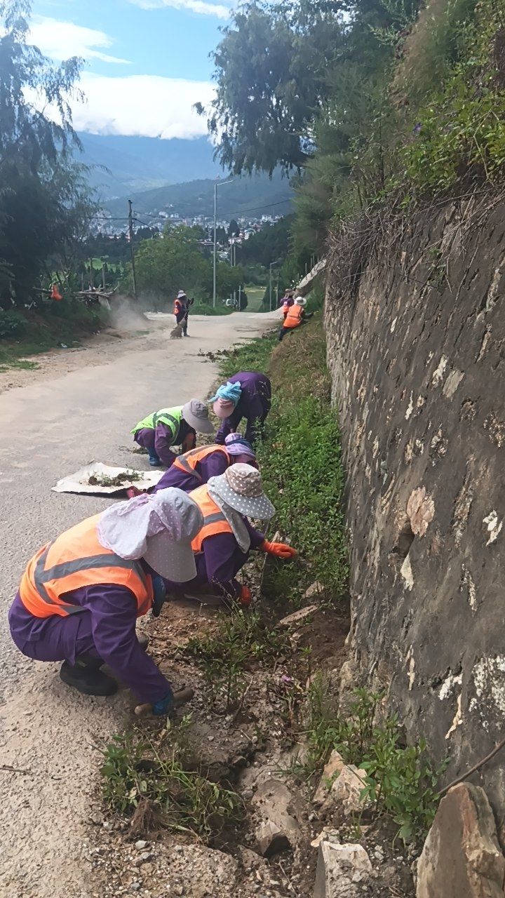 During cleaning photo
