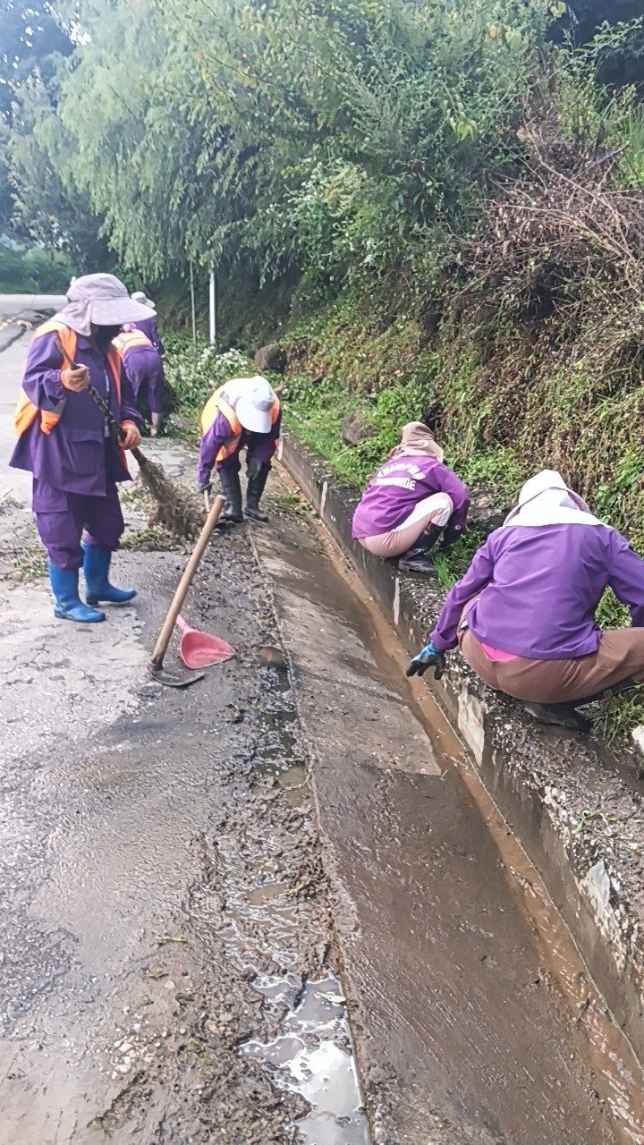 During cleaning photo