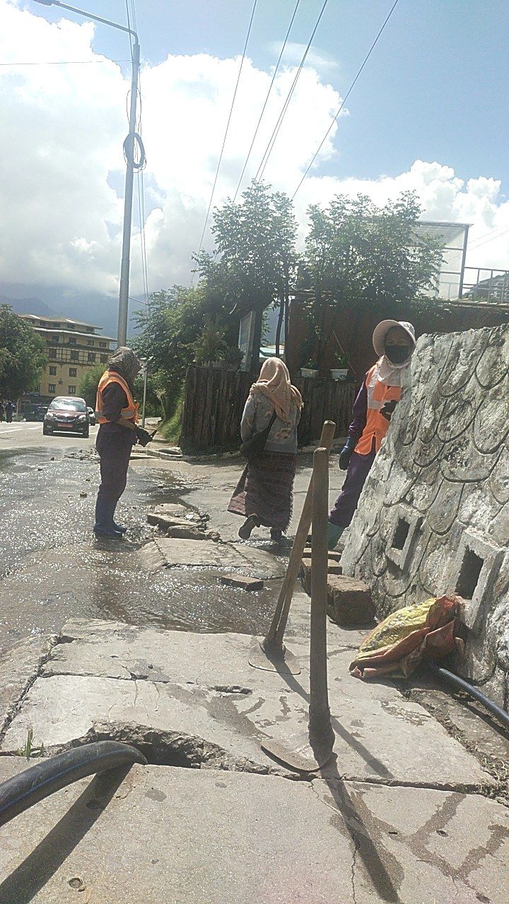 During cleaning photo