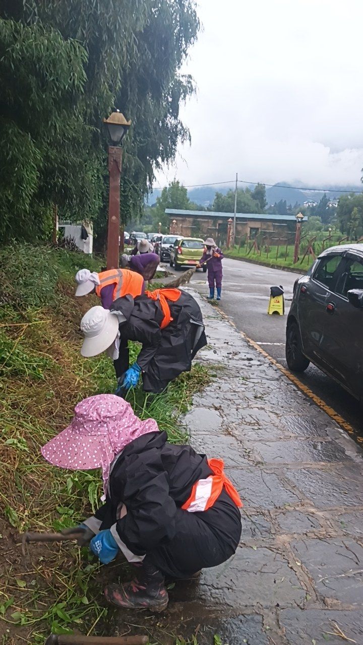 During cleaning photo