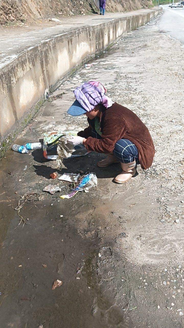 During cleaning photo