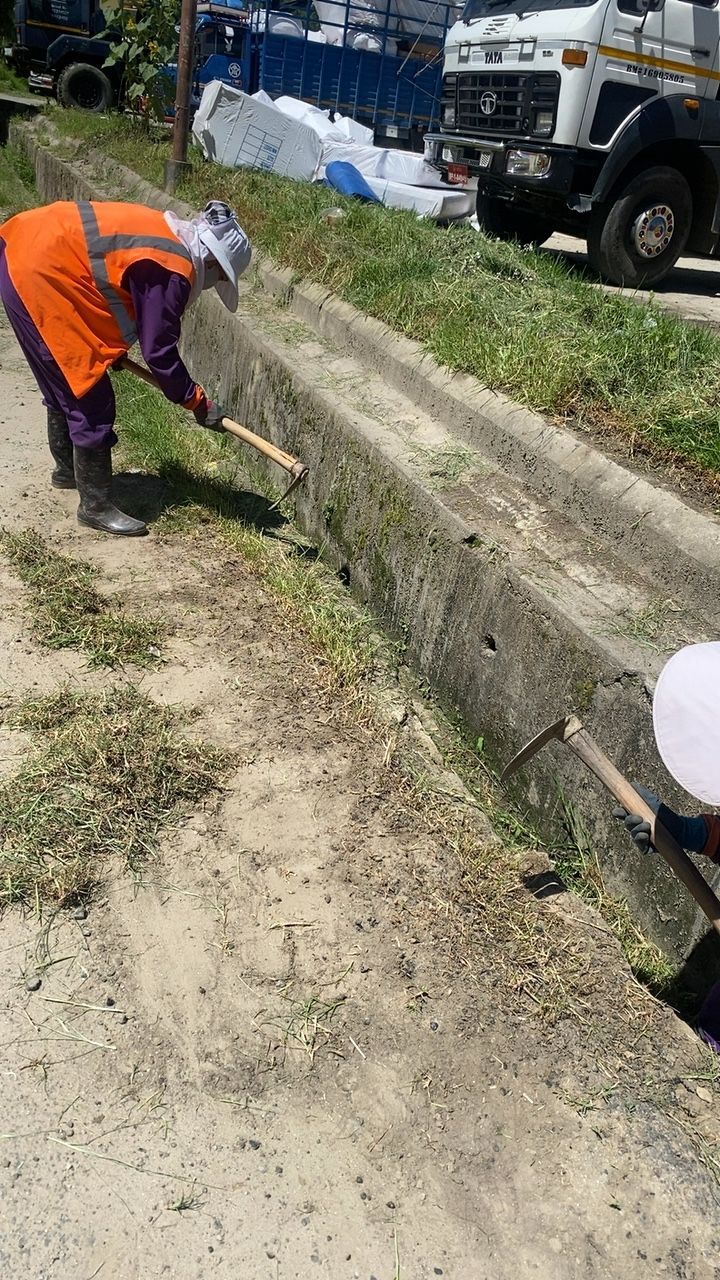 During cleaning photo