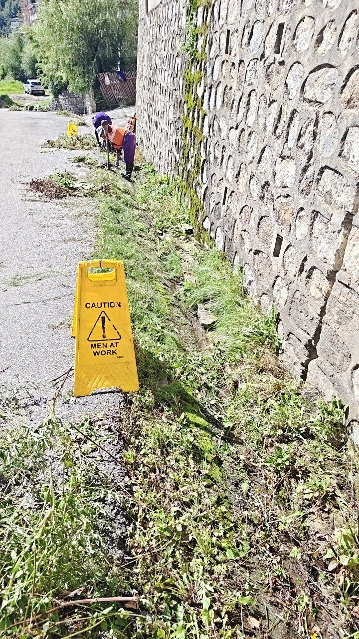 During cleaning photo
