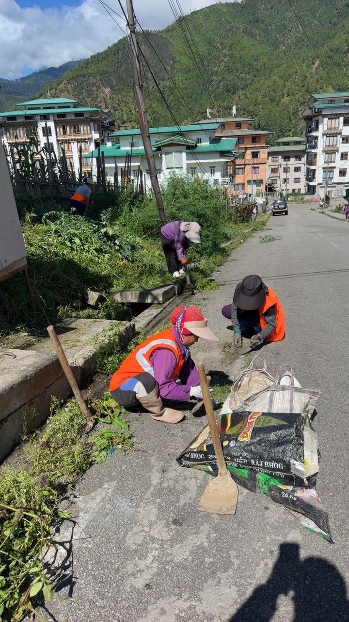 During cleaning photo